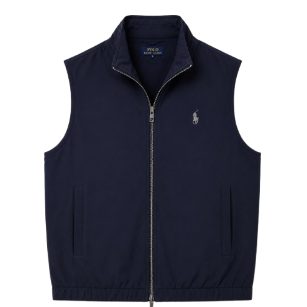 Ralph Lauren Gilet Sans Manches Zippé Noir